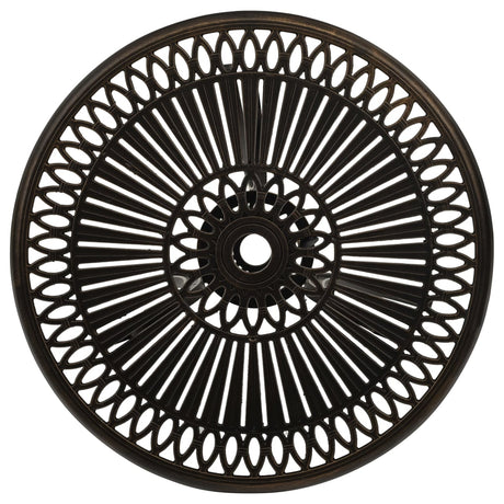 Garden Table 62X62X65 Cm Cast Aluminium