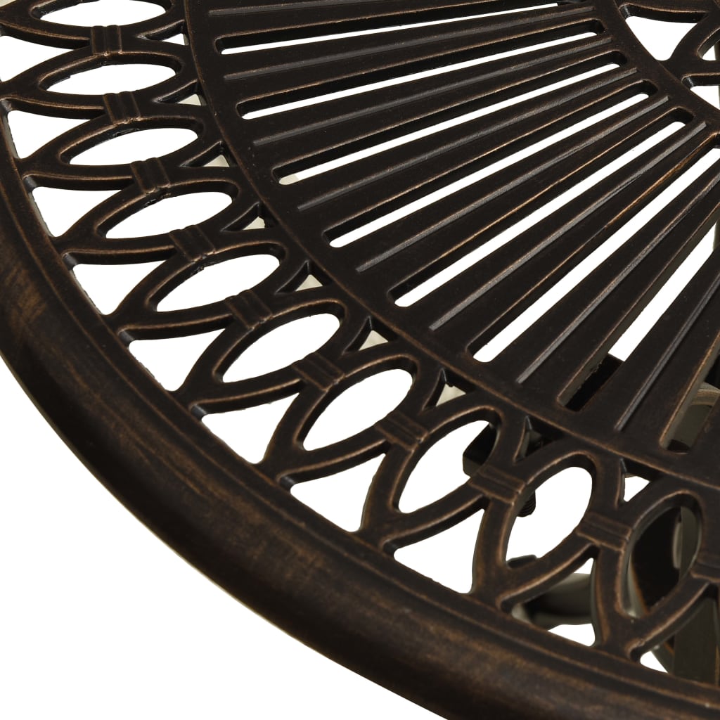 Garden Table 62X62X65 Cm Cast Aluminium