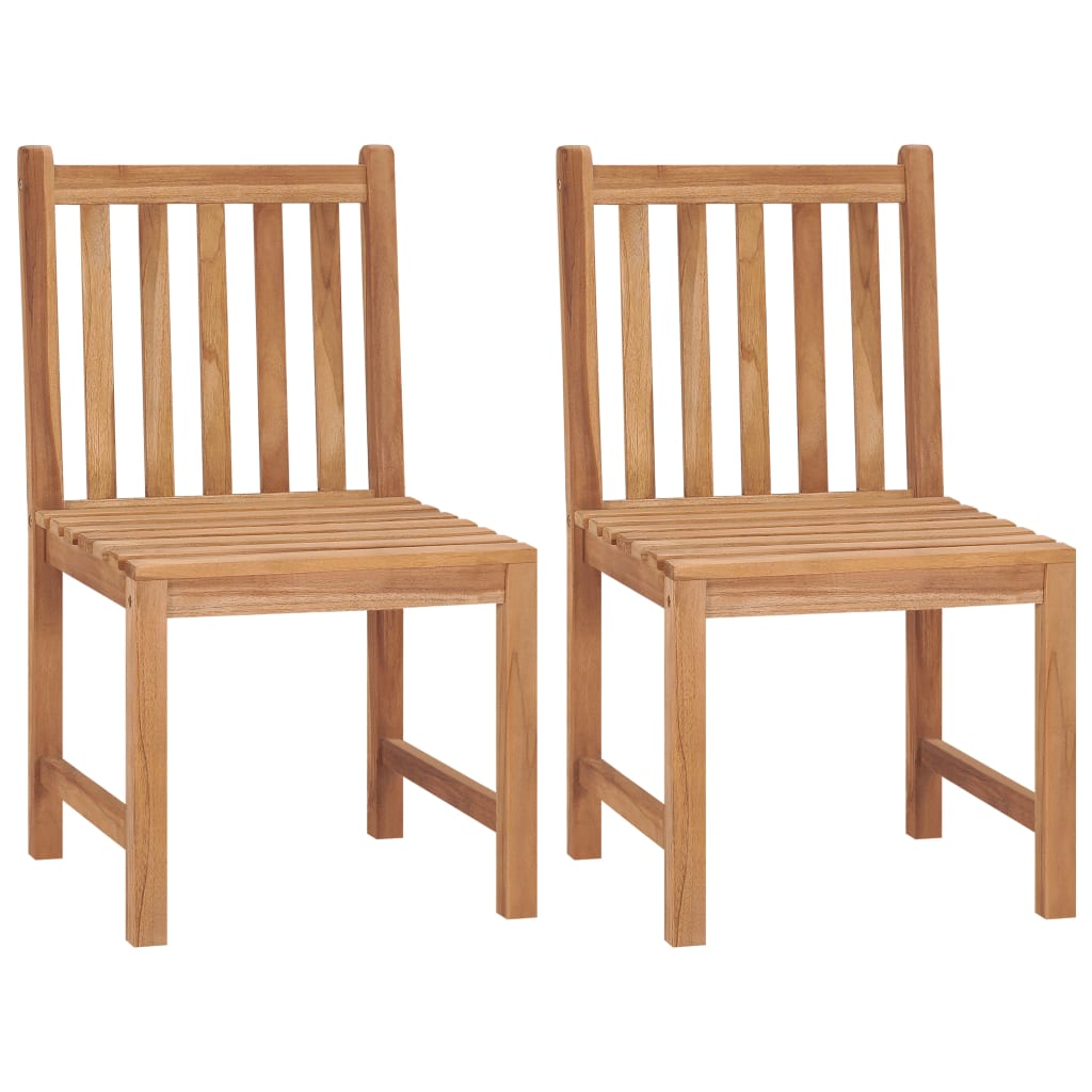Garden Chairs 4 Pcs Solid Teak Wood