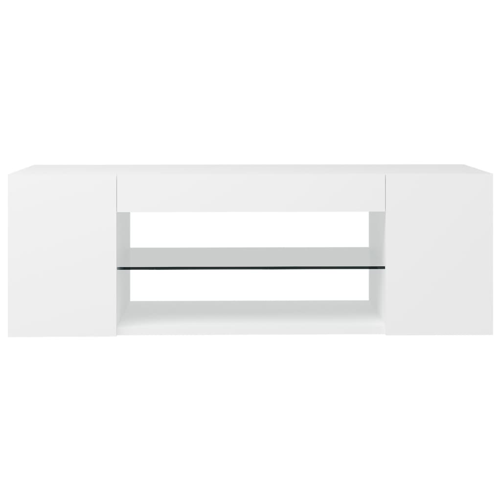 Tv Cabinet With Led Lights 90X39X30 Cm