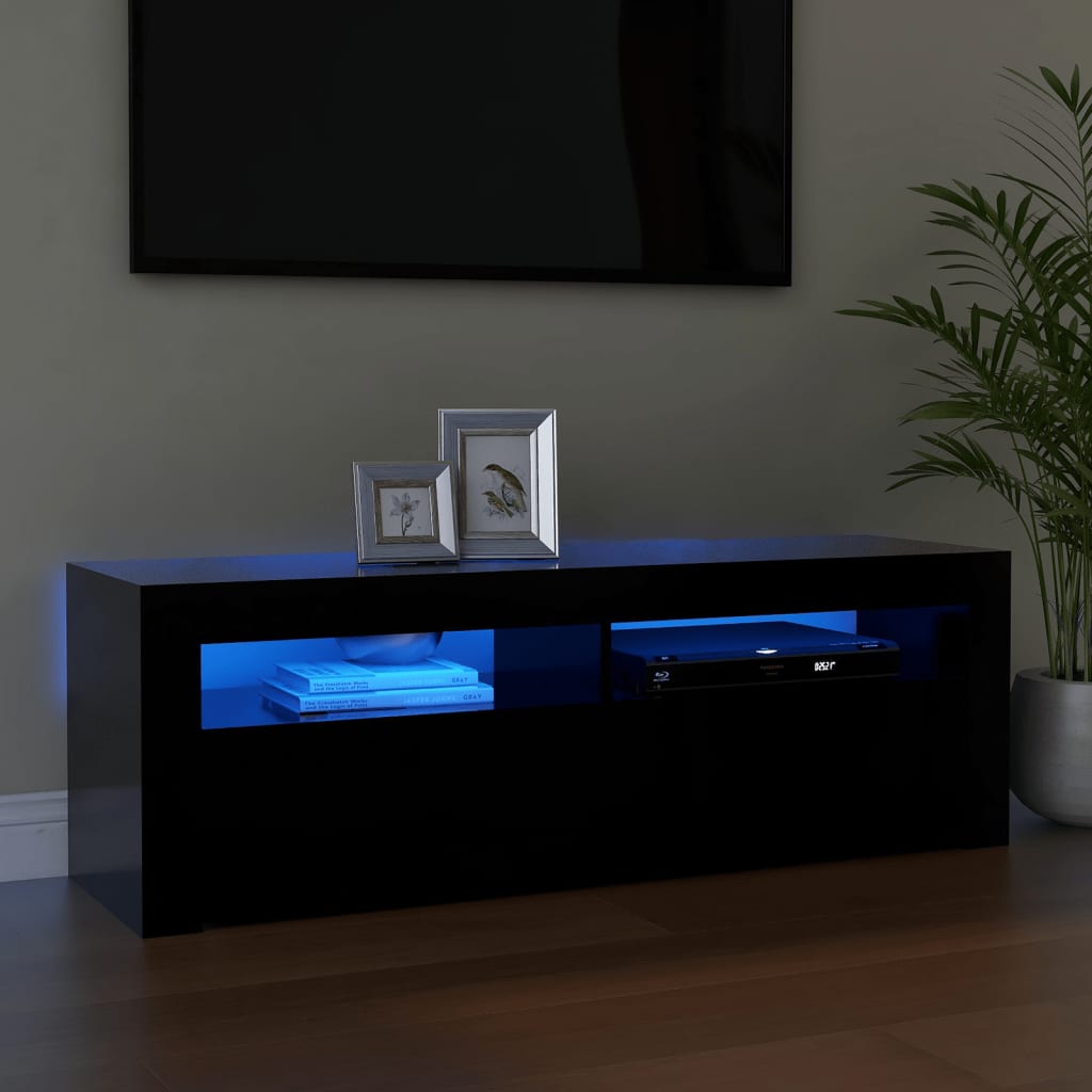 Tv Cabinet With Led Lights 120X35X40 Cm