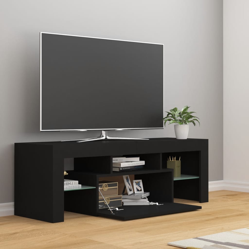 Tv Cabinet With Led Lights 120X35X40 Cm