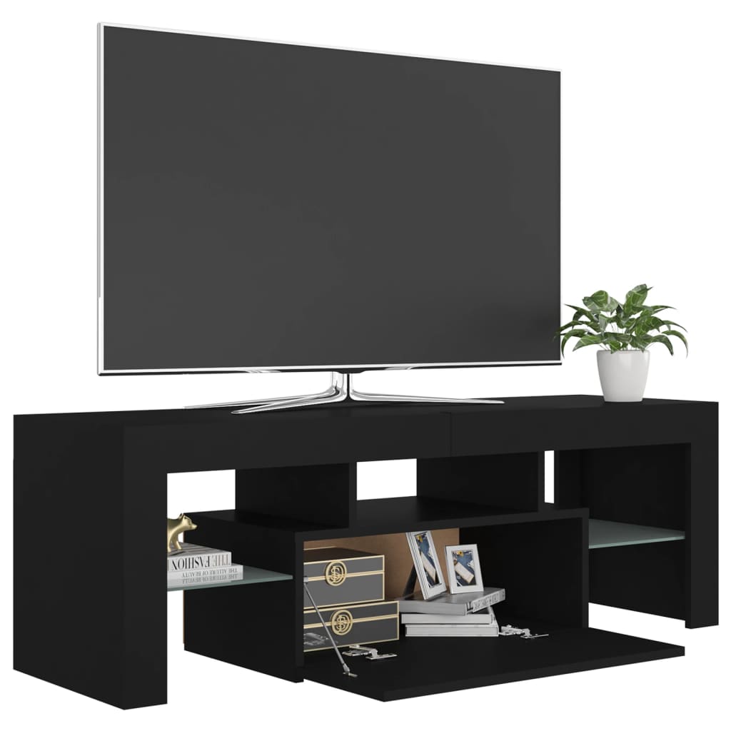Tv Cabinet With Led Lights 120X35X40 Cm