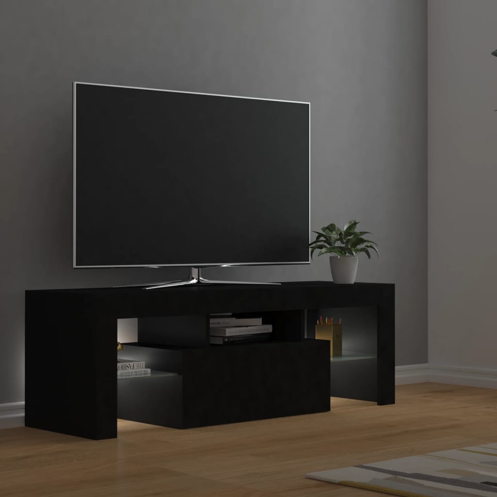 Tv Cabinet With Led Lights 120X35X40 Cm
