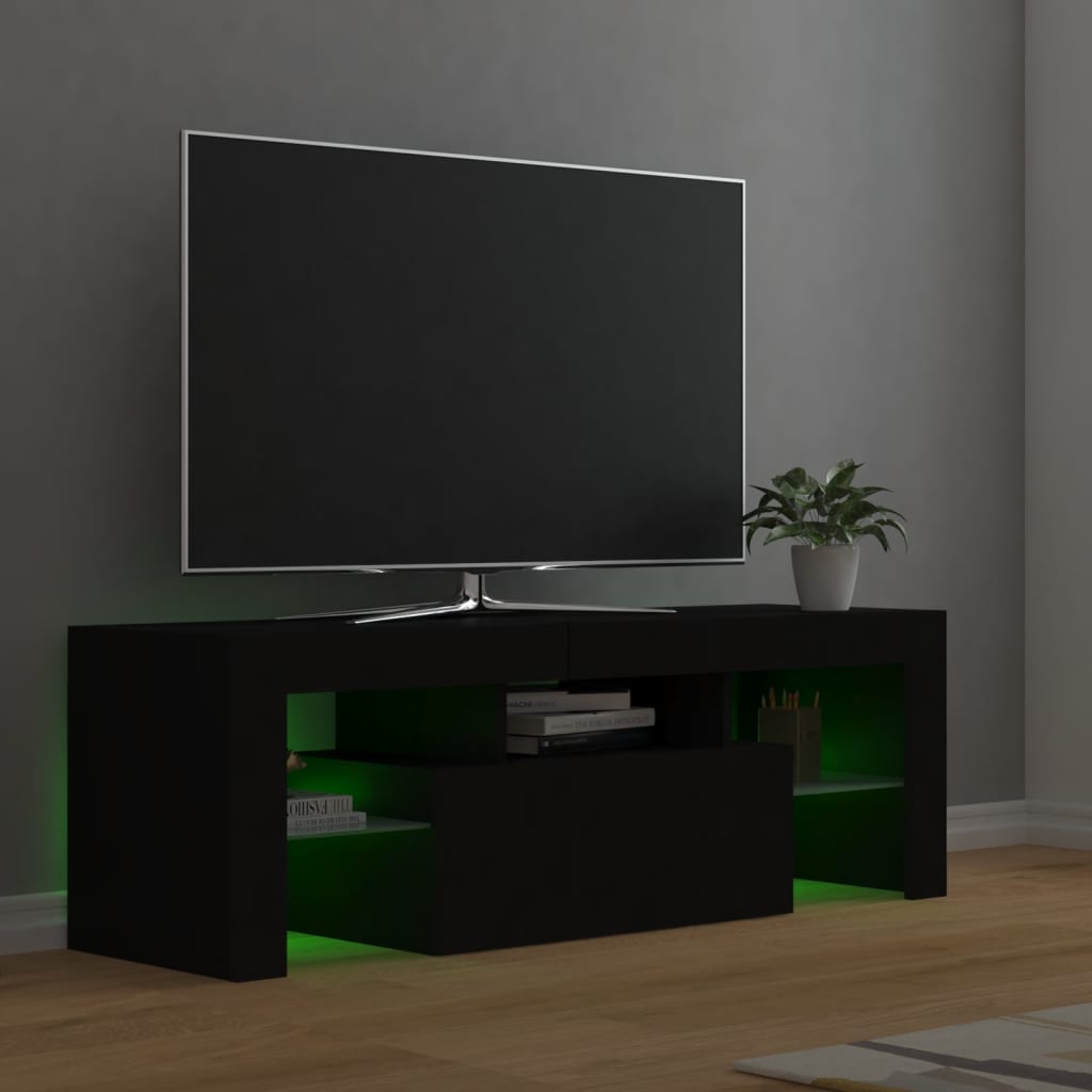 Tv Cabinet With Led Lights 120X35X40 Cm