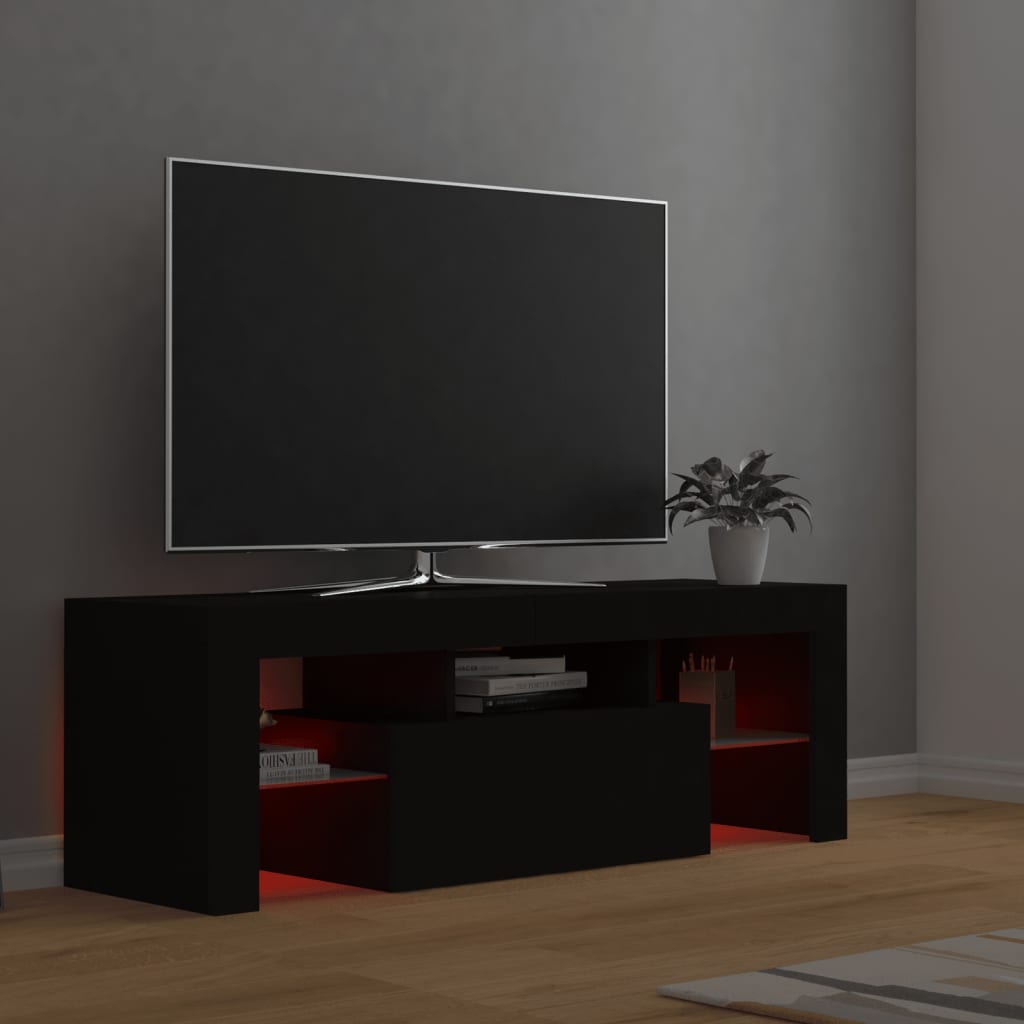 Tv Cabinet With Led Lights 120X35X40 Cm