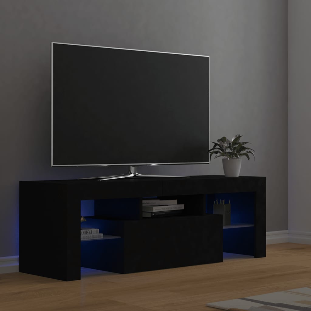 Tv Cabinet With Led Lights 120X35X40 Cm