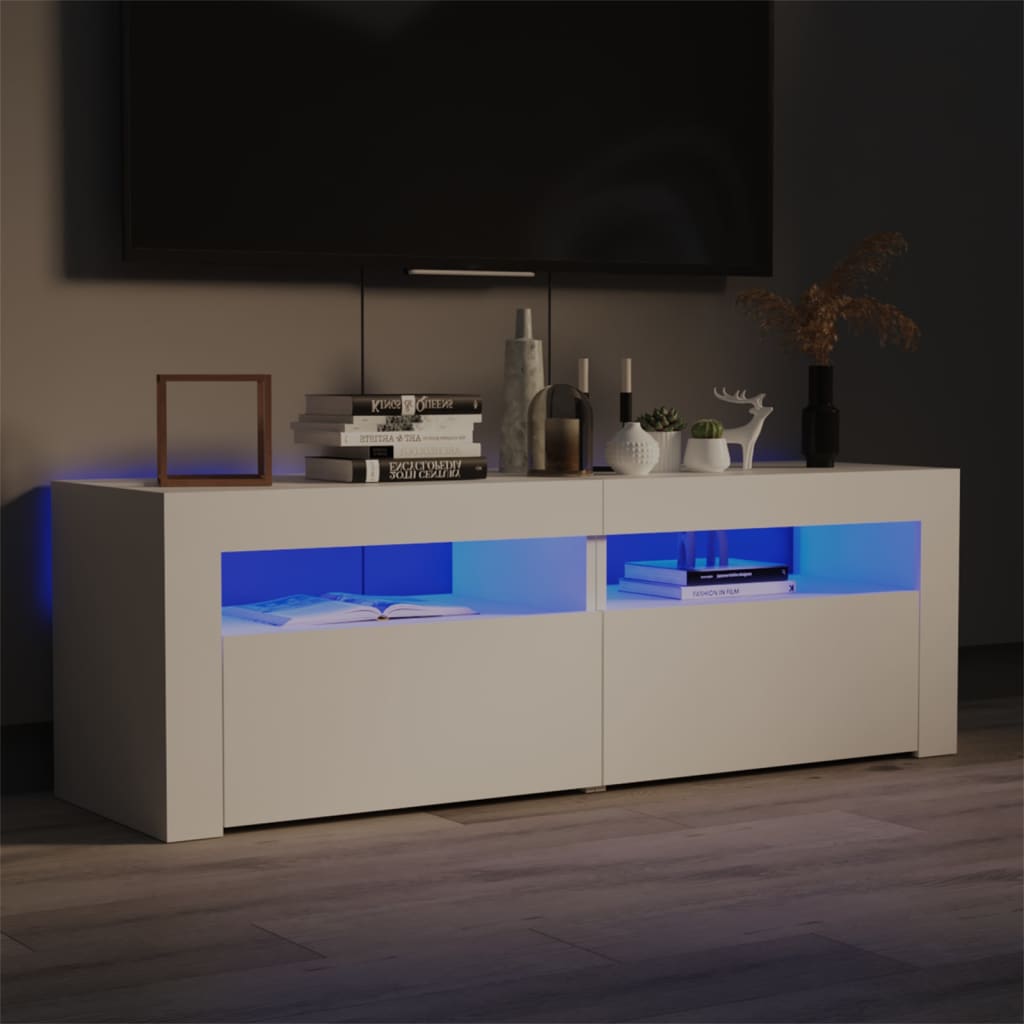 Tv Cabinet With Led Lights 120X35X40 Cm