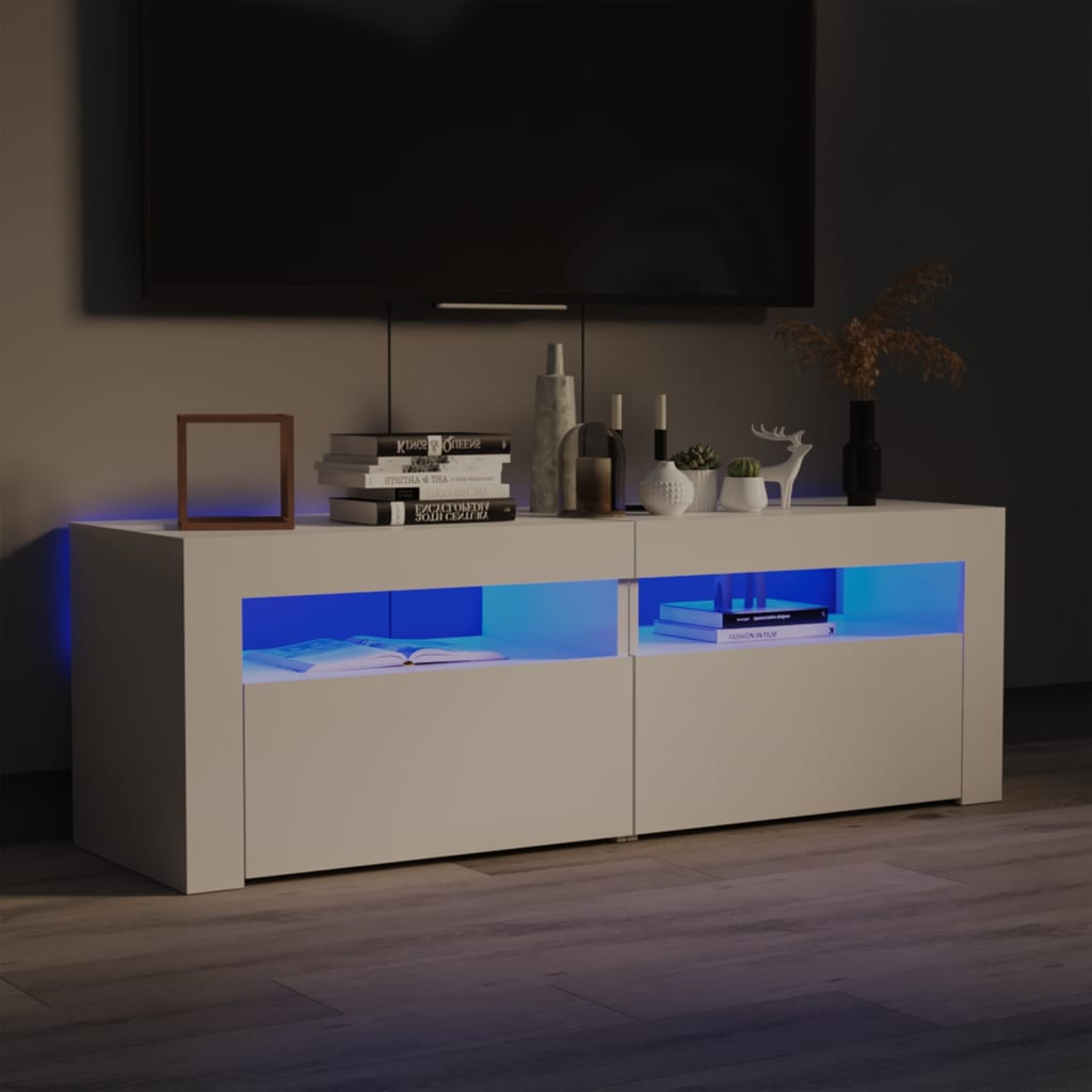 Tv Cabinet With Led Lights 120X35X40 Cm