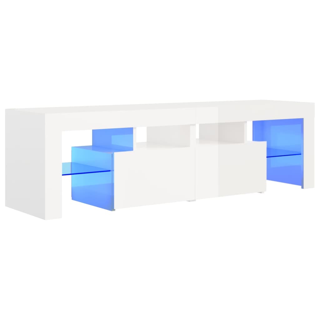 Tv Cabinet With Led Lights 140X36.5X40 Cm