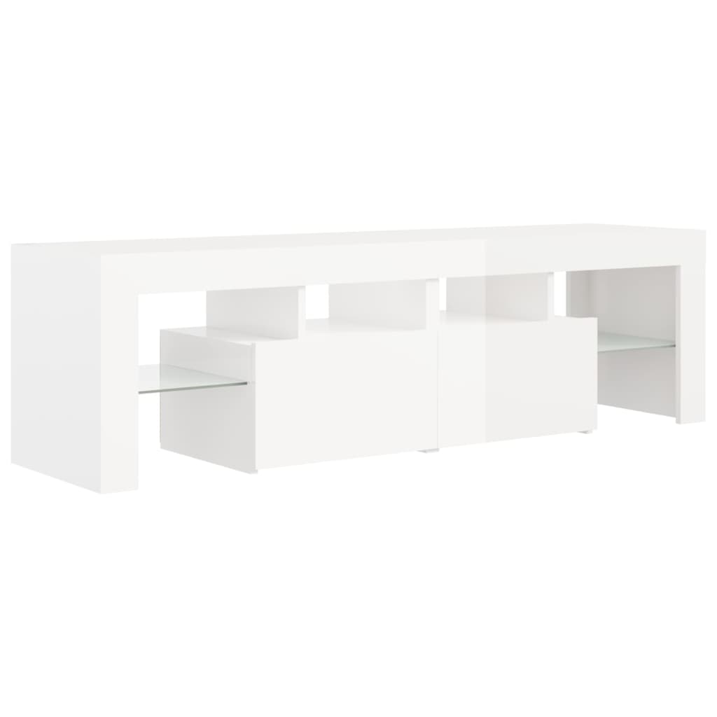Tv Cabinet With Led Lights 140X36.5X40 Cm