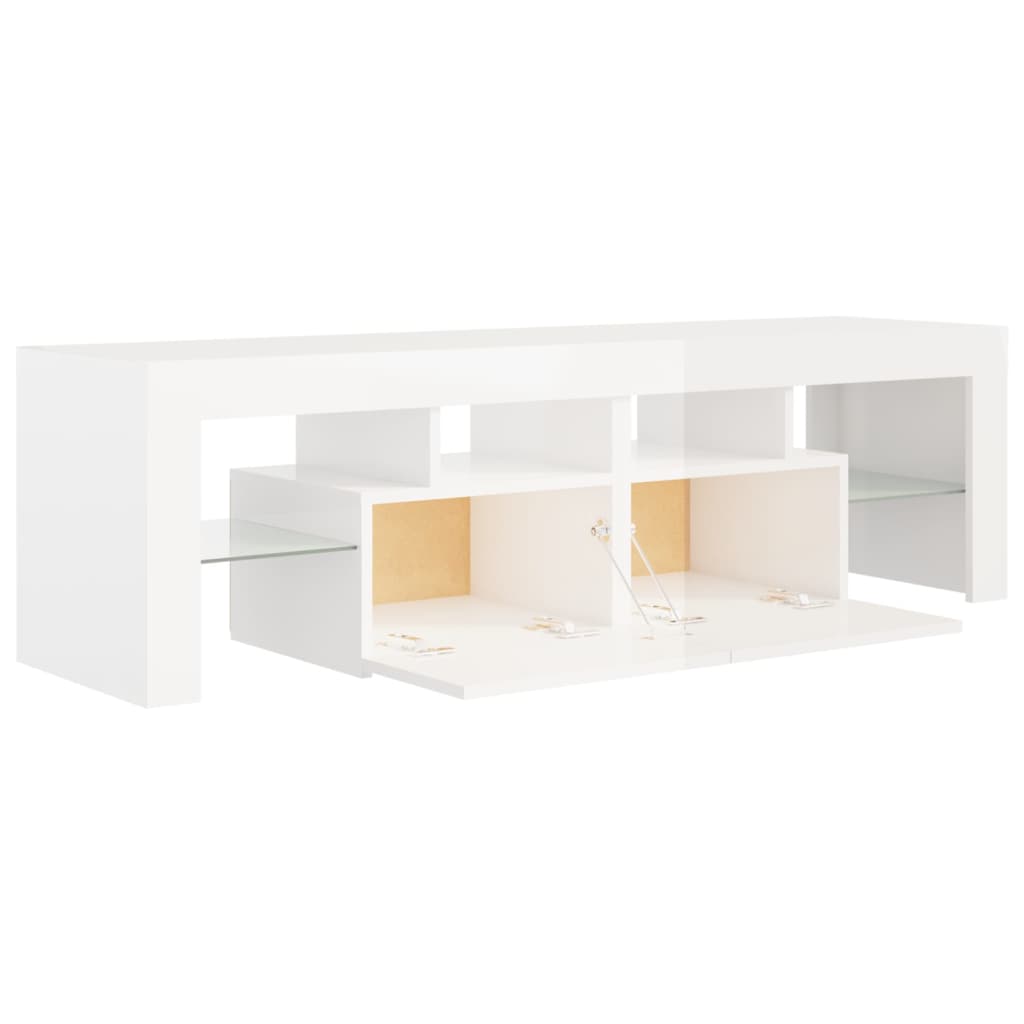 Tv Cabinet With Led Lights 140X36.5X40 Cm