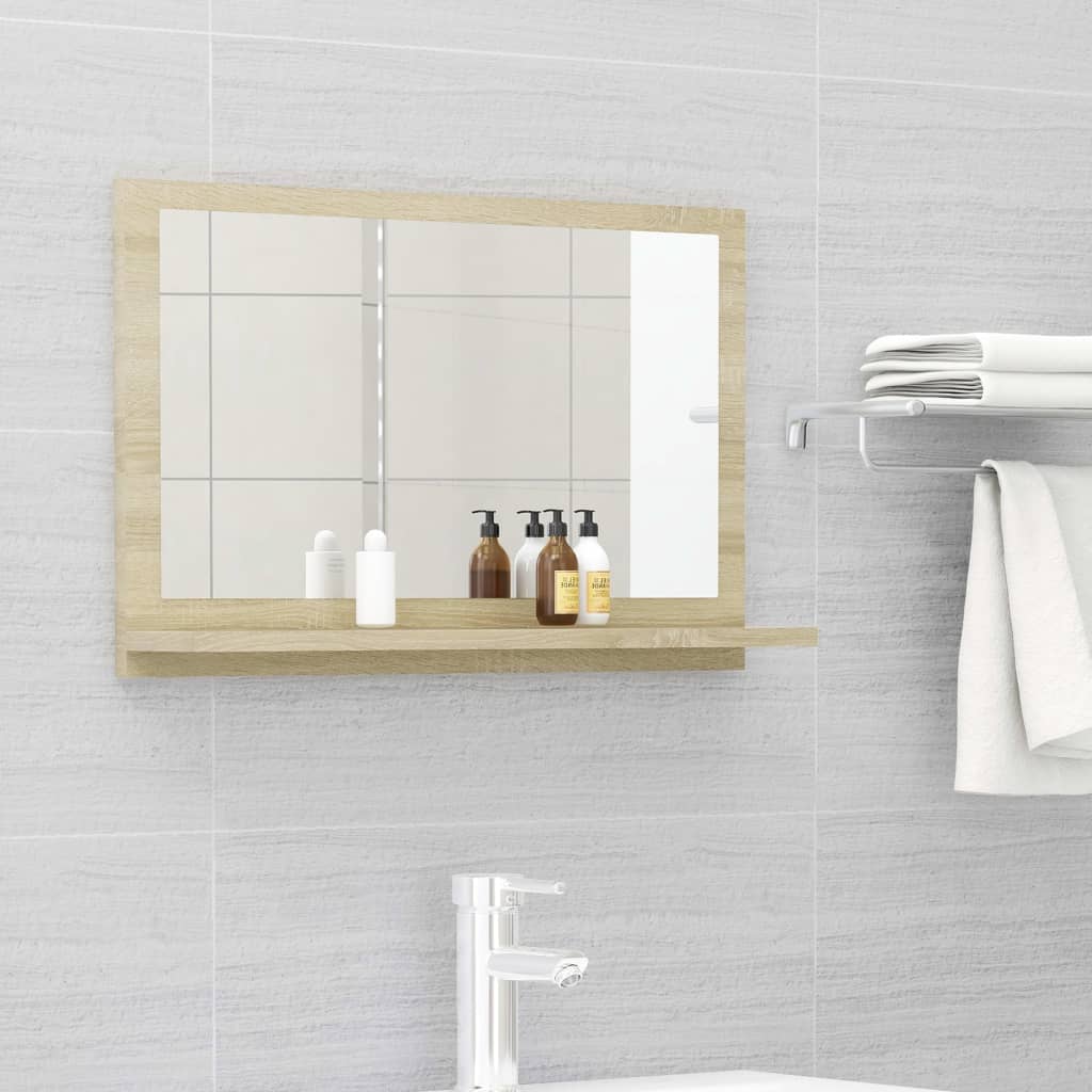 Bathroom Mirror Engineered Wood