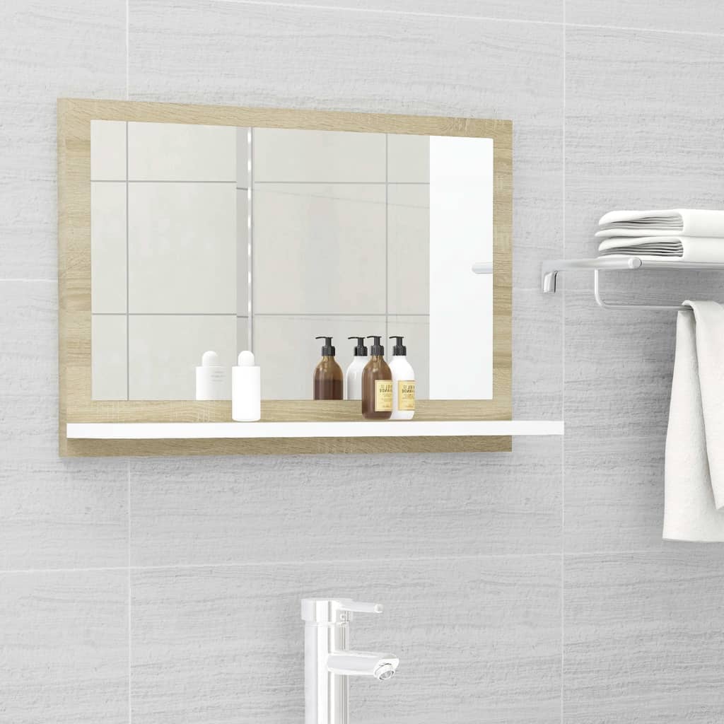 Bathroom Mirror Engineered Wood