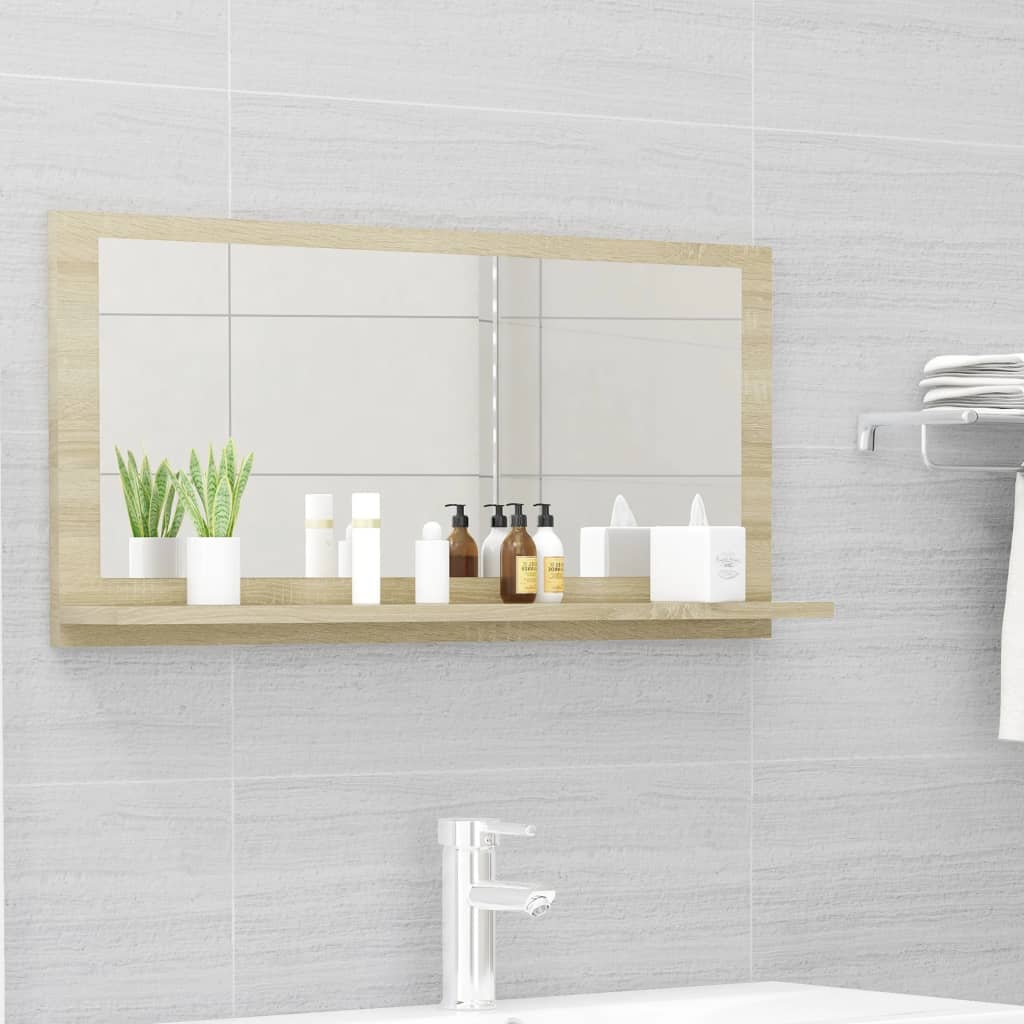 Bathroom Mirror Engineered Wood
