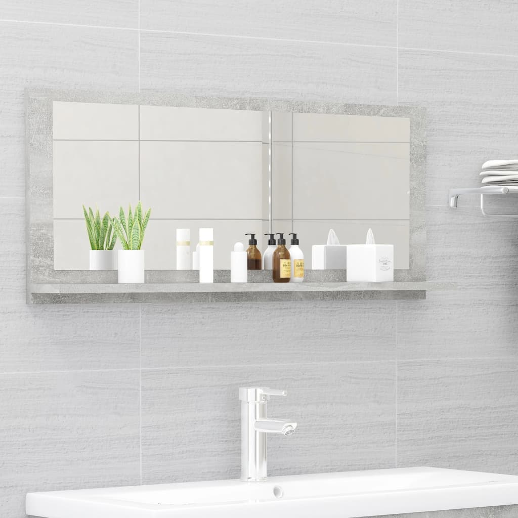 Bathroom Mirror Engineered Wood
