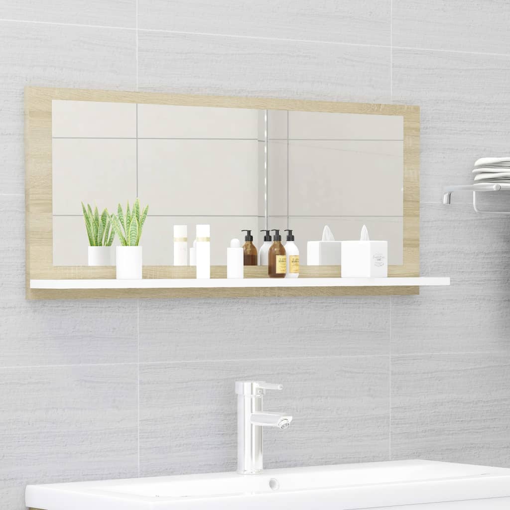 Bathroom Mirror Engineered Wood