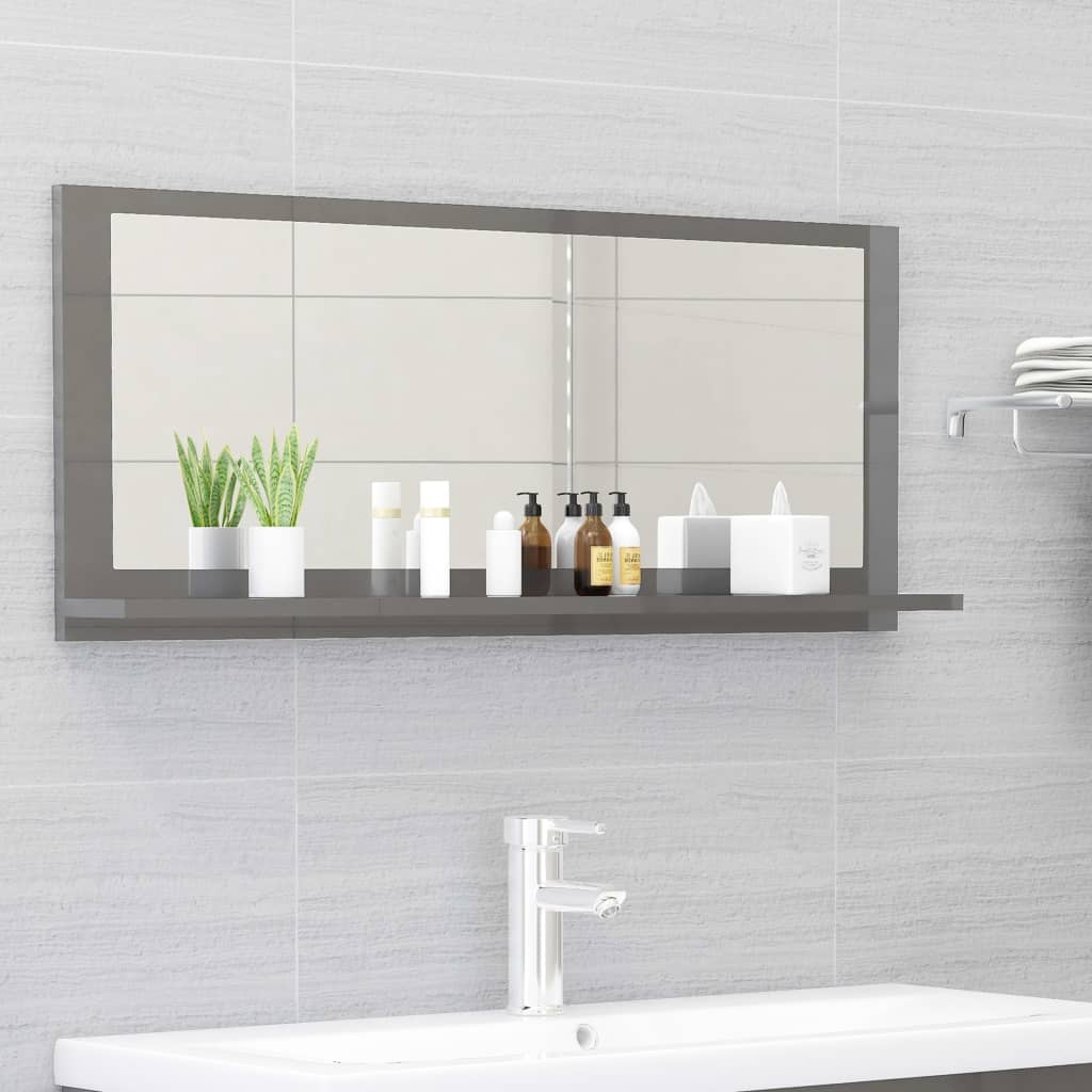 Bathroom Mirror Engineered Wood