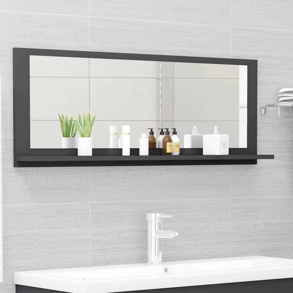 Bathroom Mirror Engineered Wood