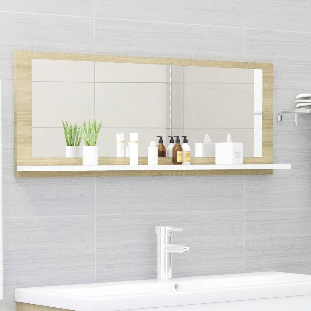 Bathroom Mirror Engineered Wood