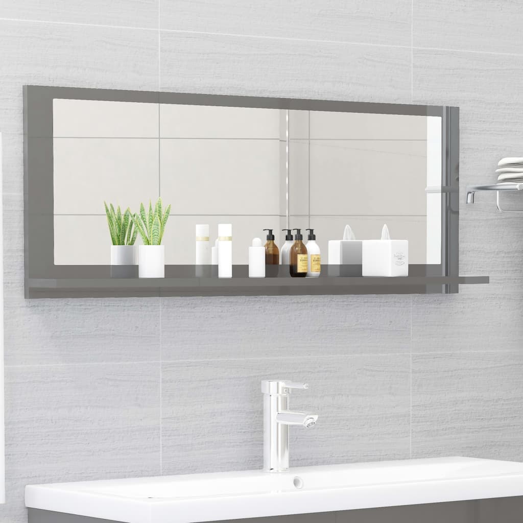 Bathroom Mirror Engineered Wood