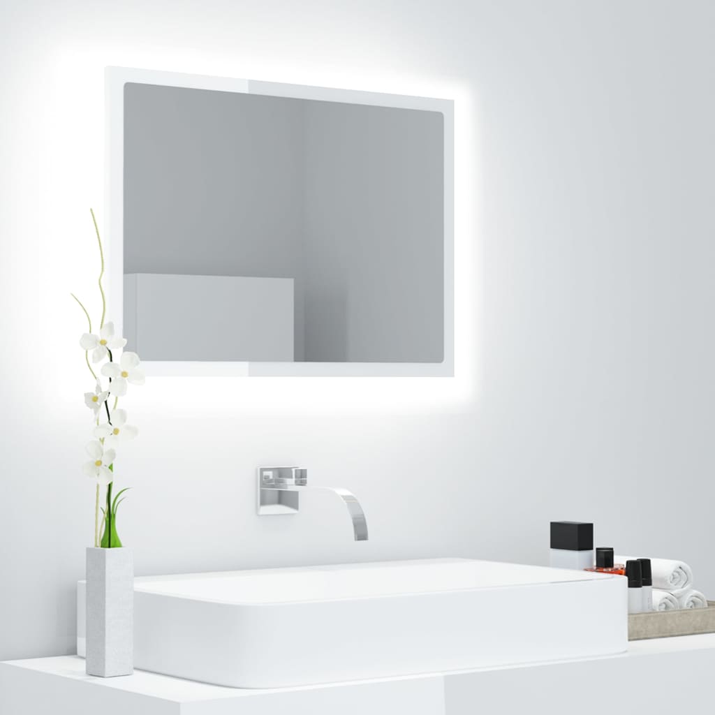 Led Bathroom Mirror 60X8.5X37 Cm Acrylic
