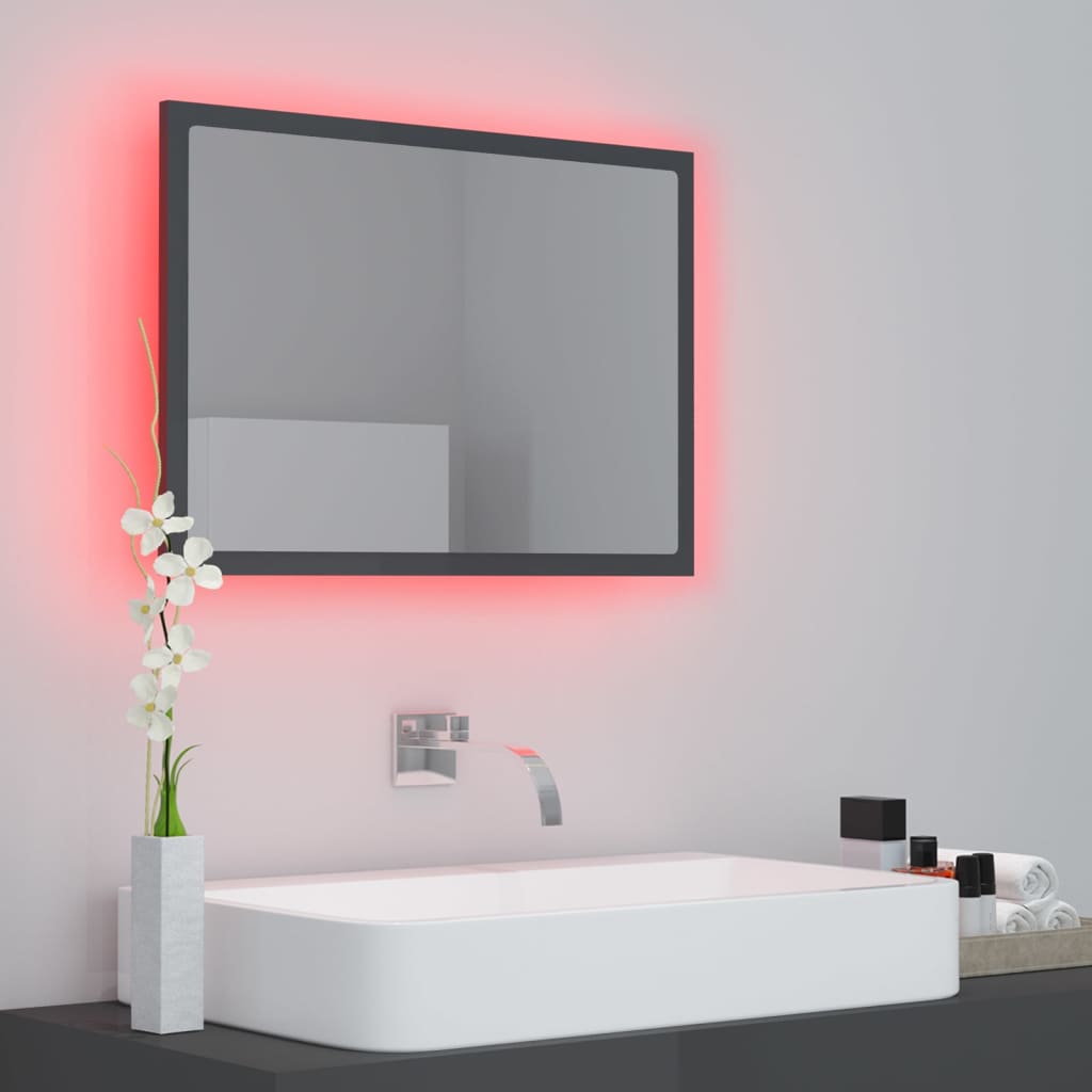 Led Bathroom Mirror 60X8.5X37 Cm Acrylic