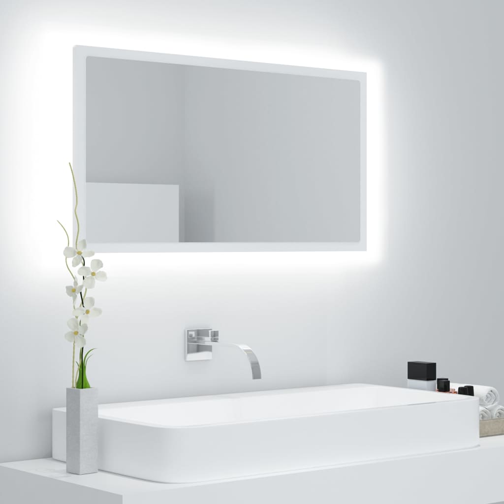 Led Bathroom Mirror 80X8.5X37 Cm Acrylic