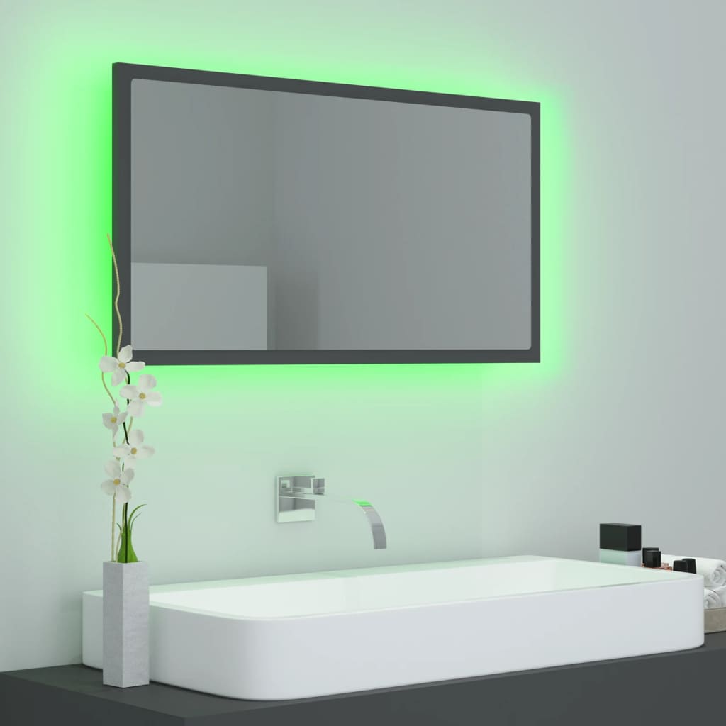 Led Bathroom Mirror 80X8.5X37 Cm Acrylic