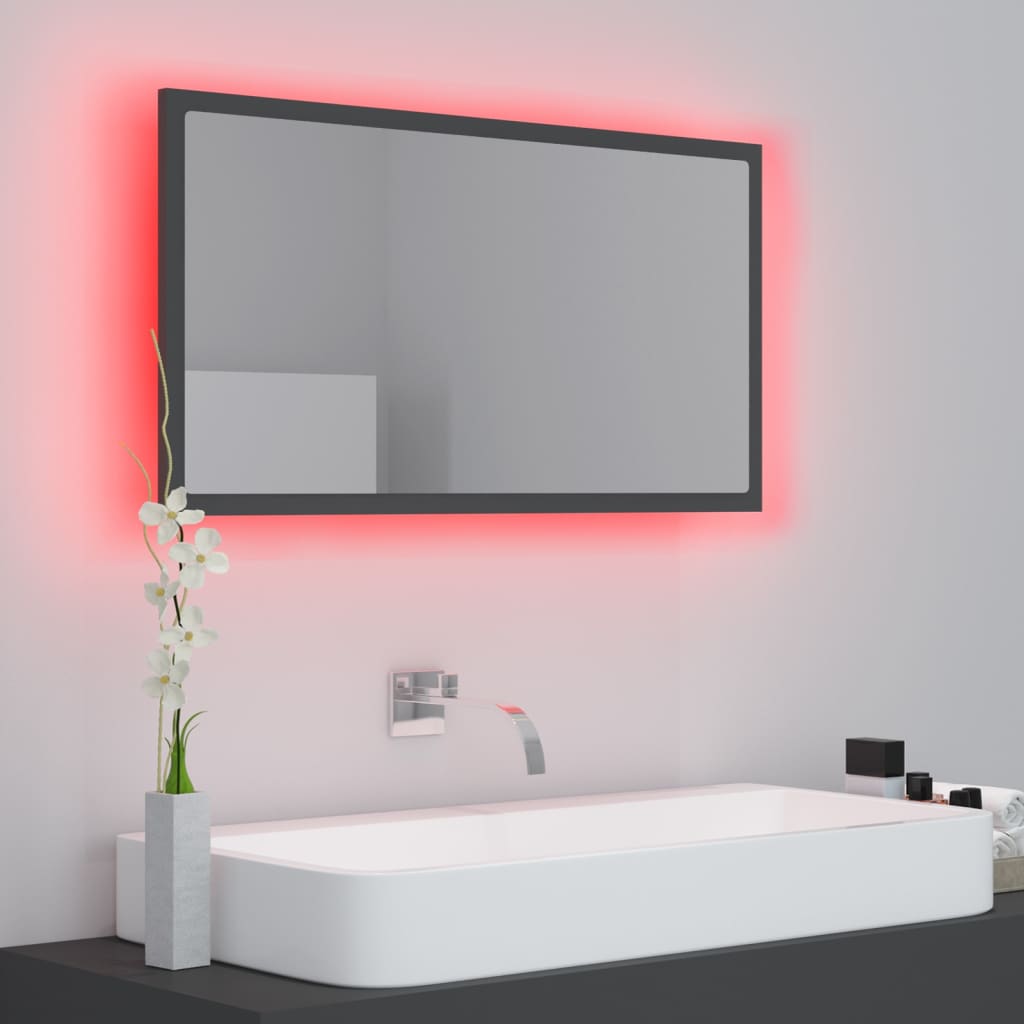 Led Bathroom Mirror 80X8.5X37 Cm Acrylic