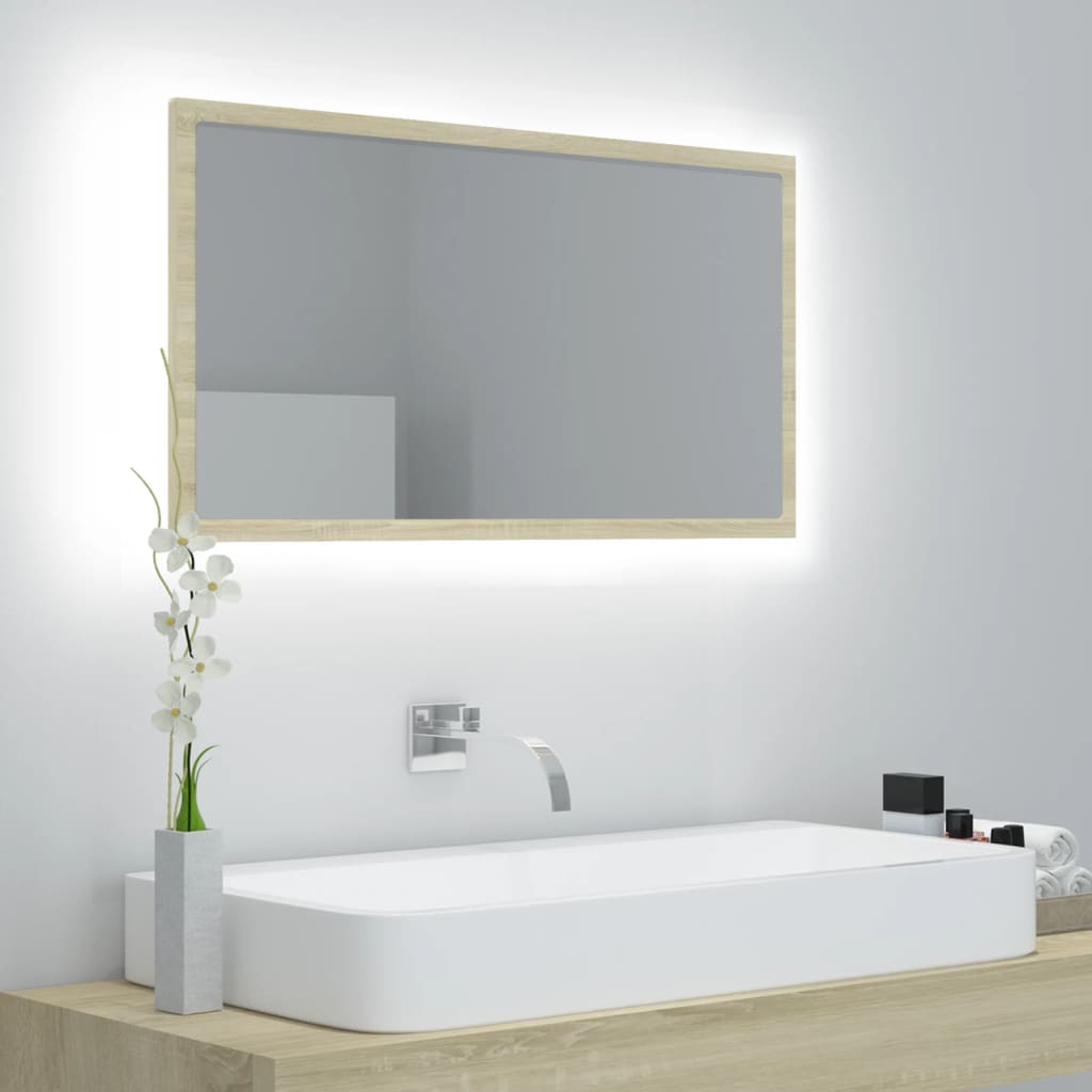 Led Bathroom Mirror 80X8.5X37 Cm Acrylic