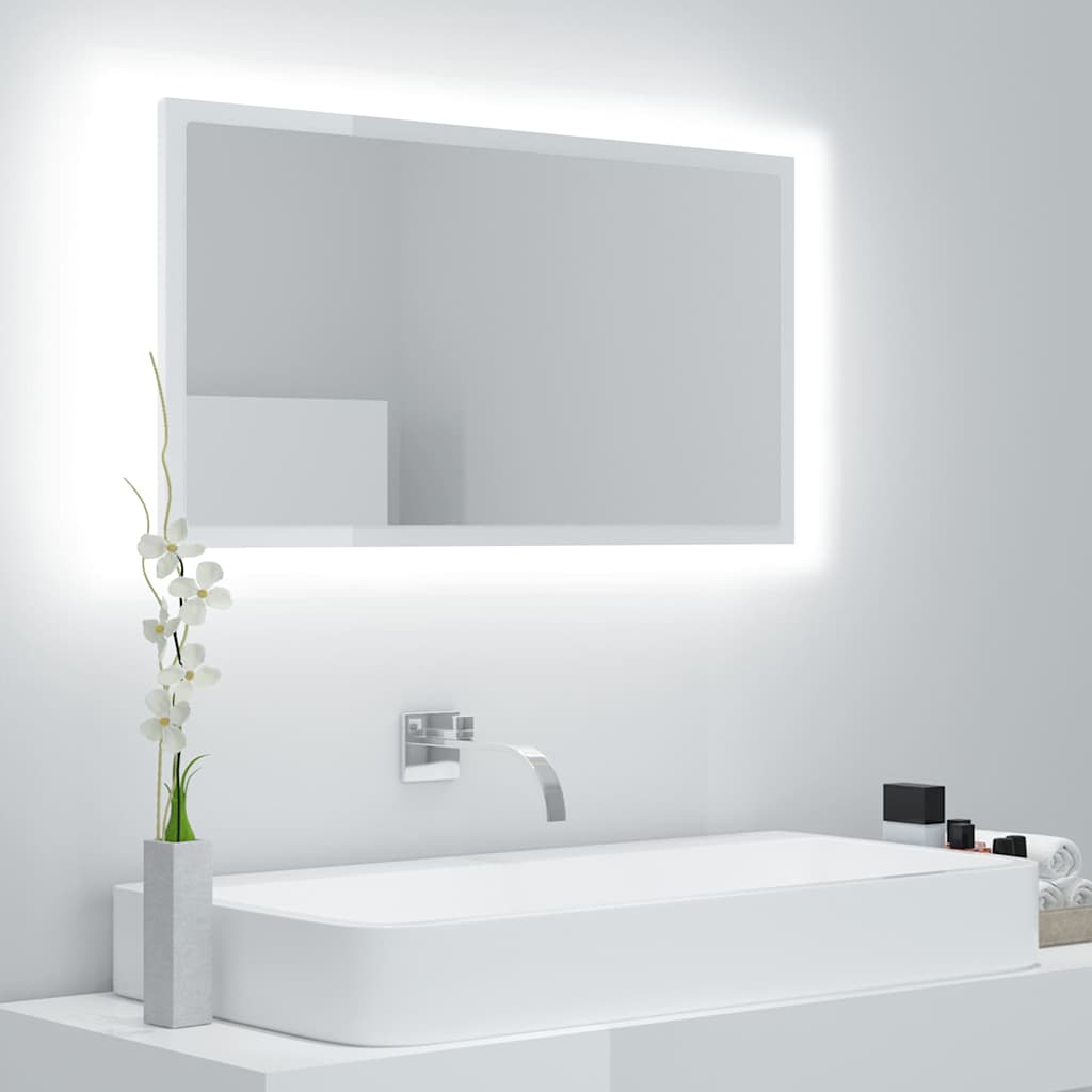 Led Bathroom Mirror 80X8.5X37 Cm Acrylic