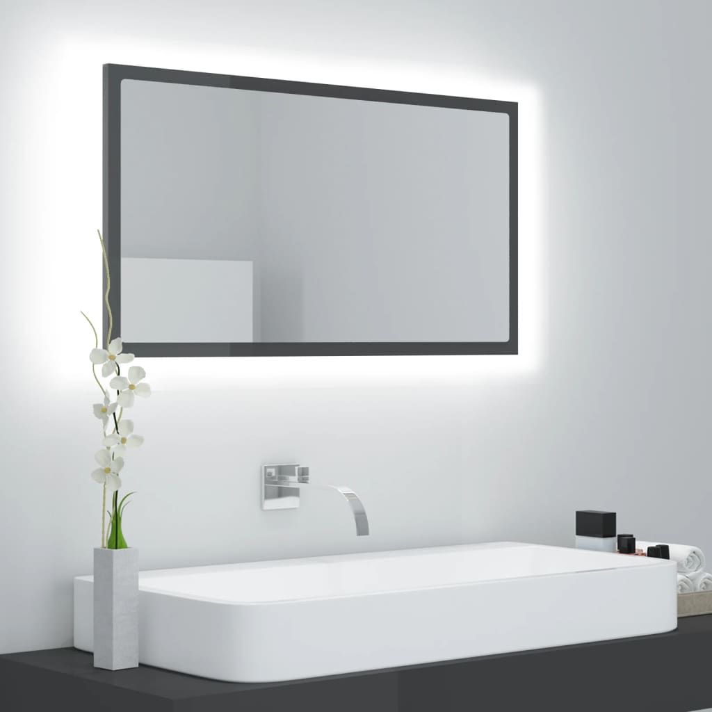 Led Bathroom Mirror 80X8.5X37 Cm Acrylic