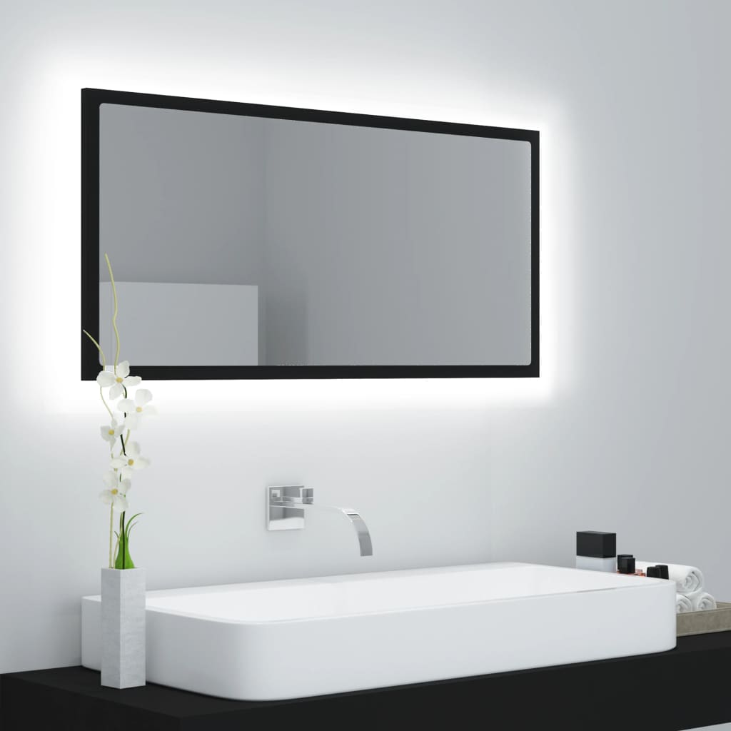 Led Bathroom Mirror 90X8.5X37 Cm Acrylic