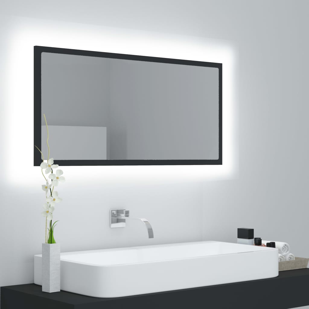 Led Bathroom Mirror 90X8.5X37 Cm Acrylic
