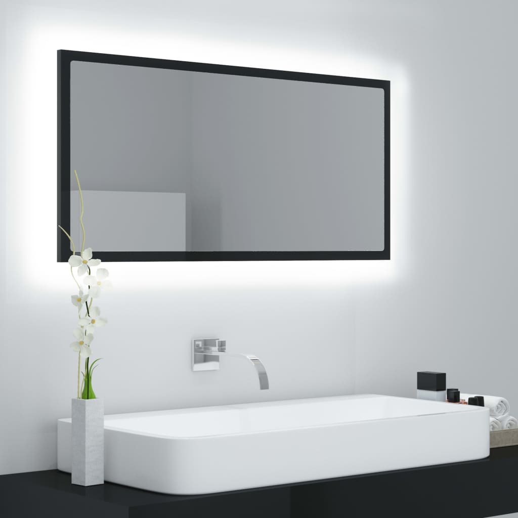 Led Bathroom Mirror 90X8.5X37 Cm Acrylic