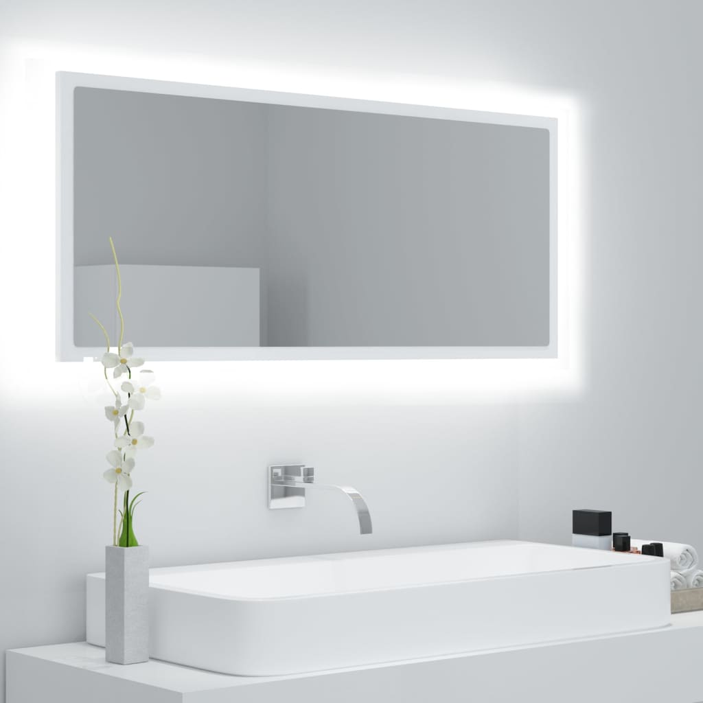 Led Bathroom Mirror 100X8.5X37 Cm Acrylic