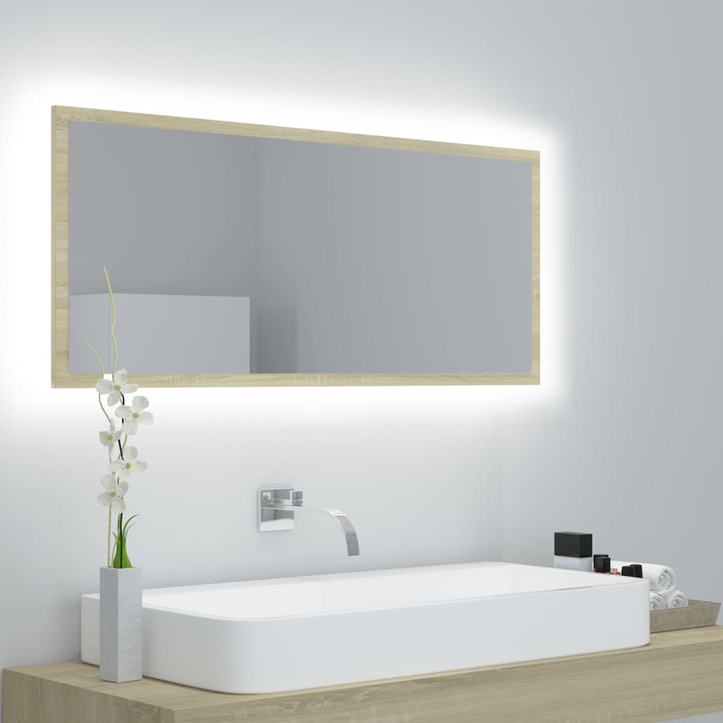 Led Bathroom Mirror 100X8.5X37 Cm Acrylic