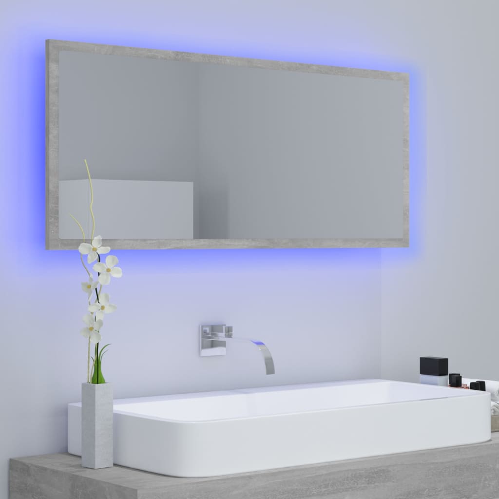 Led Bathroom Mirror 100X8.5X37 Cm Acrylic