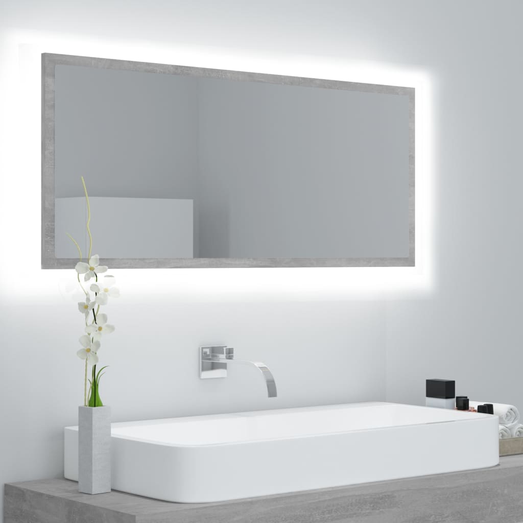 Led Bathroom Mirror 100X8.5X37 Cm Acrylic