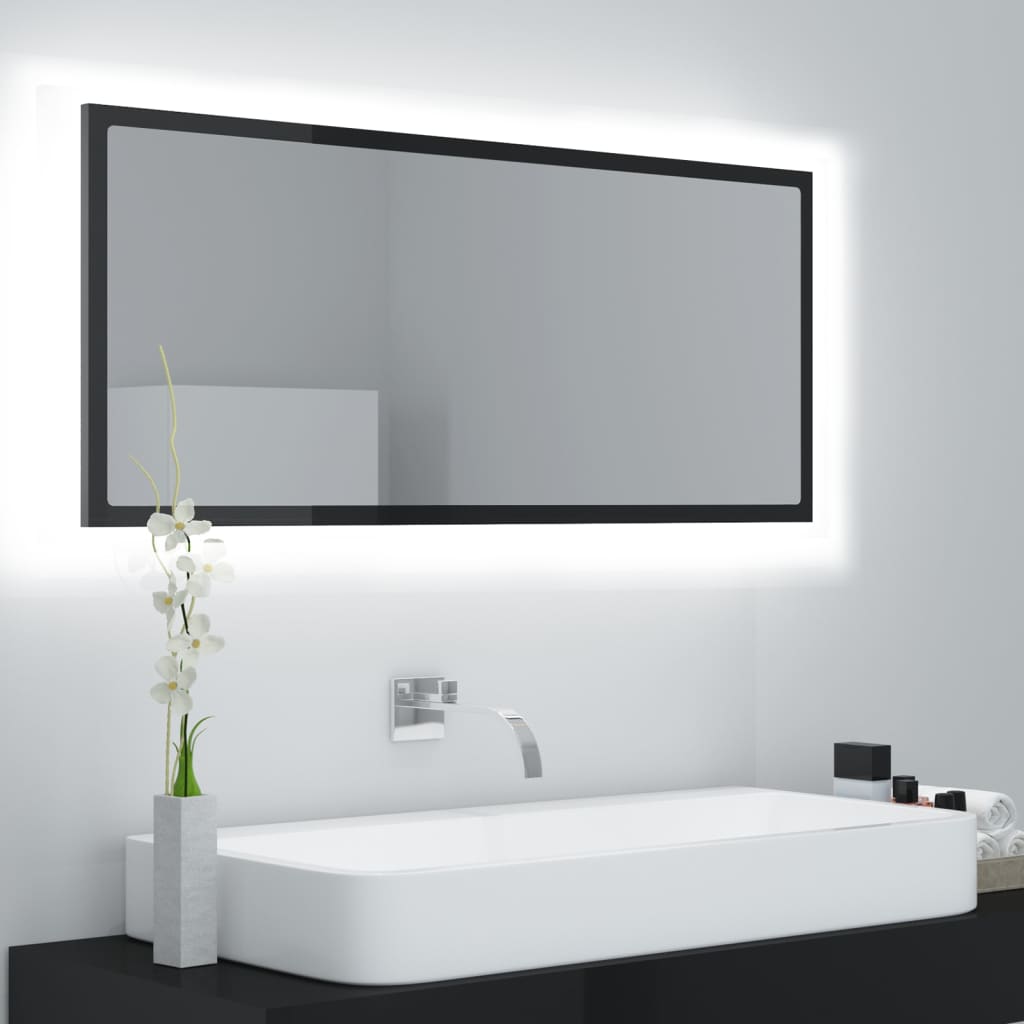 Led Bathroom Mirror 100X8.5X37 Cm Acrylic