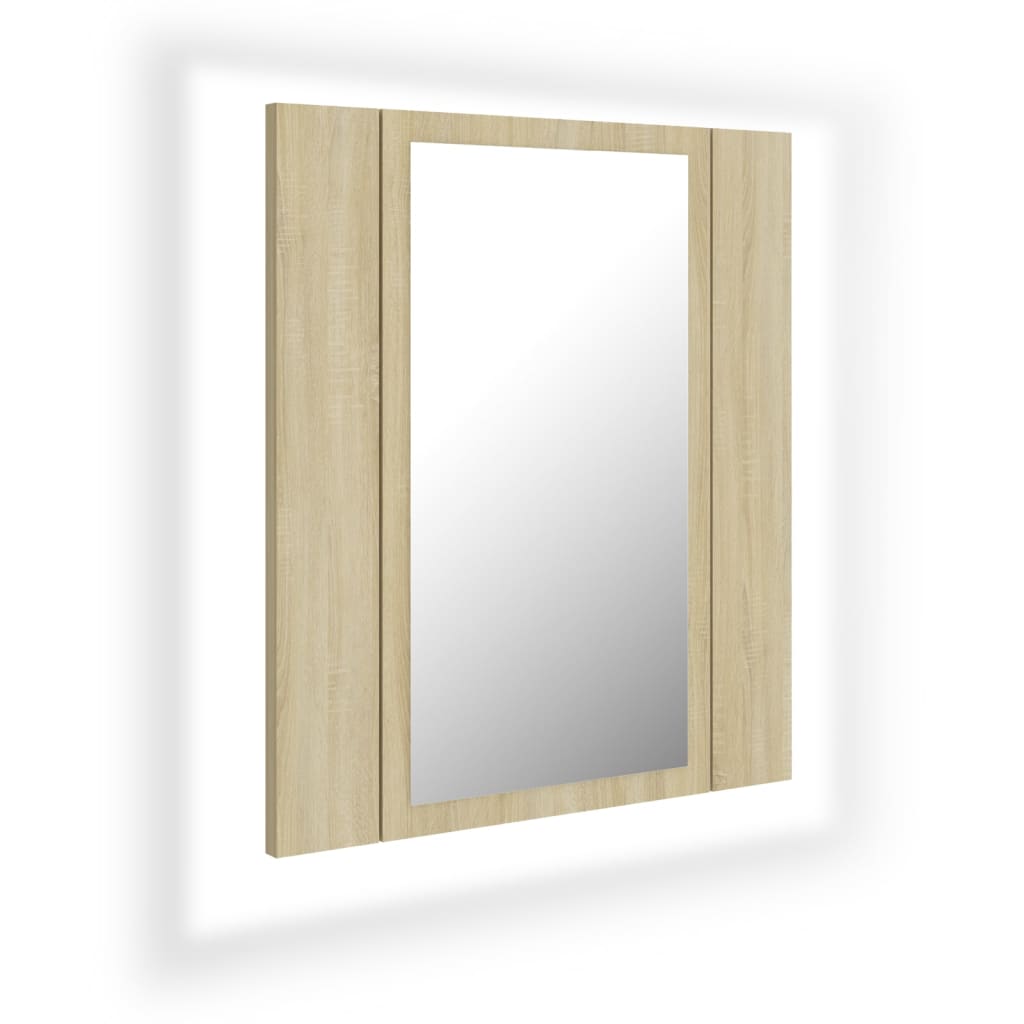 Led Bathroom Mirror Cabinet 40X12X45 Cm Acrylic