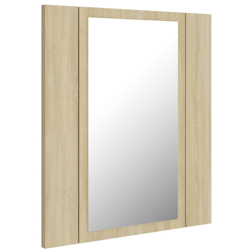 Led Bathroom Mirror Cabinet 40X12X45 Cm Acrylic