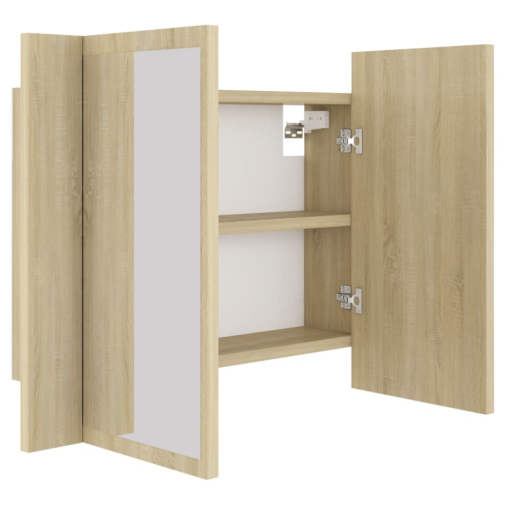 Led Bathroom Mirror Cabinet 60X12X45 Cm Acrylic