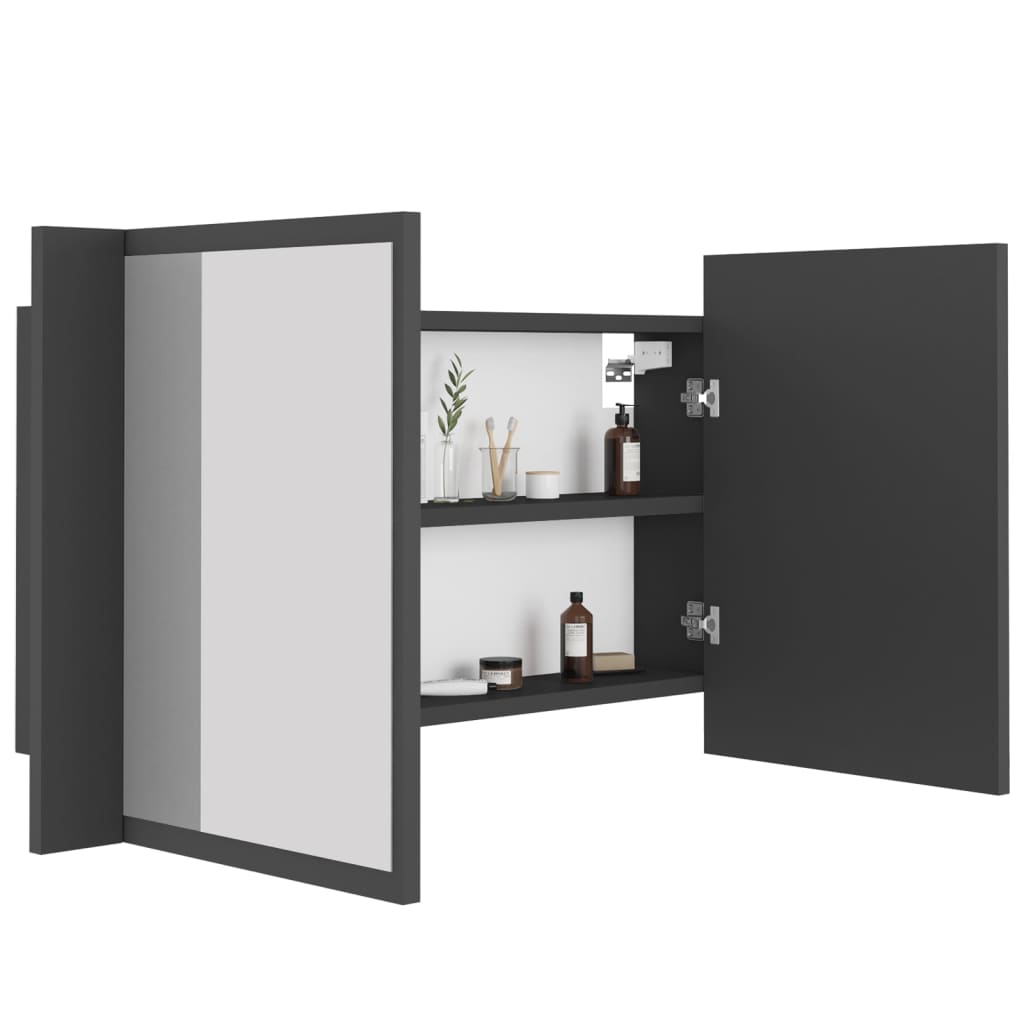 Led Bathroom Mirror Cabinet 80X12X45 Cm Acrylic