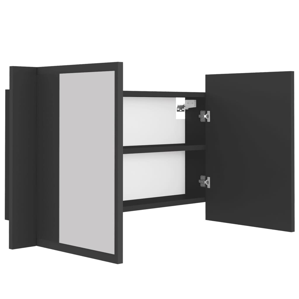 Led Bathroom Mirror Cabinet 80X12X45 Cm Acrylic