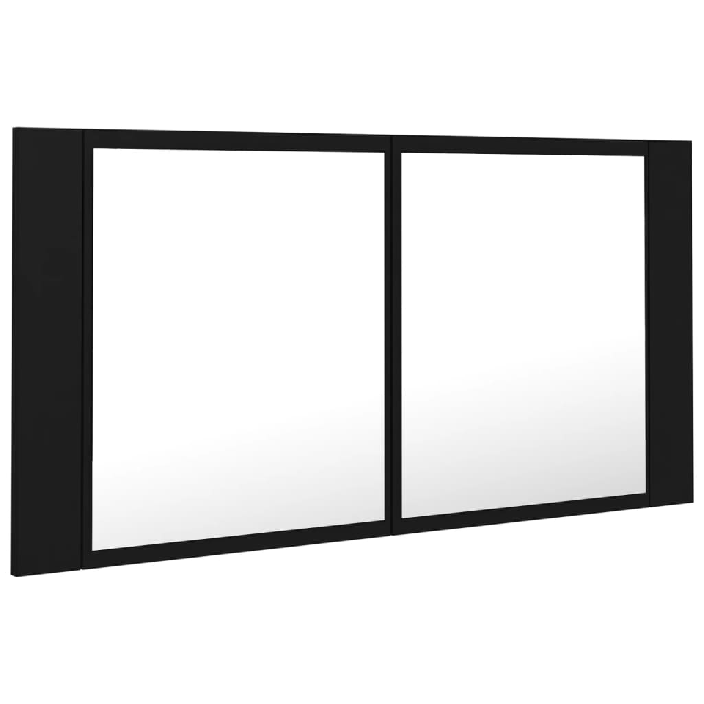 Led Bathroom Mirror Cabinet 90X12X45 Cm Acrylic