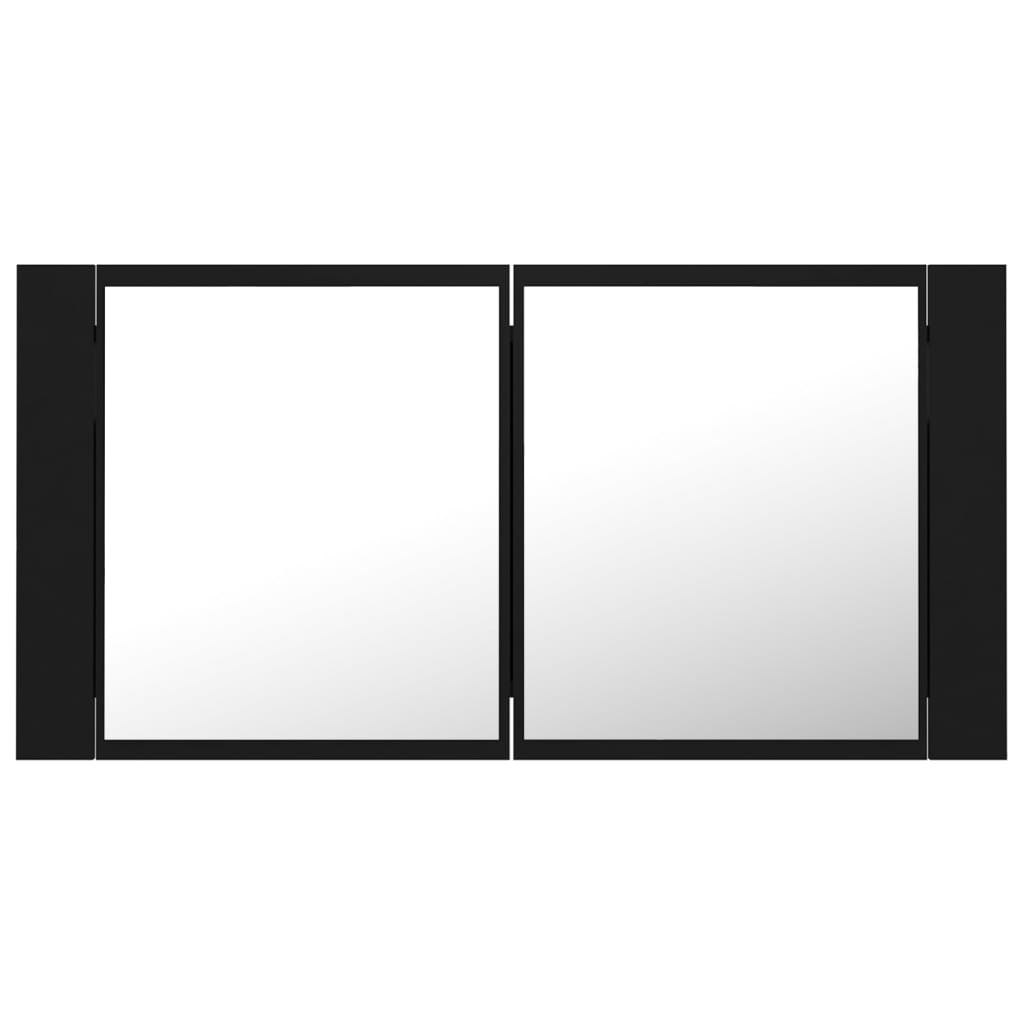 Led Bathroom Mirror Cabinet 90X12X45 Cm Acrylic