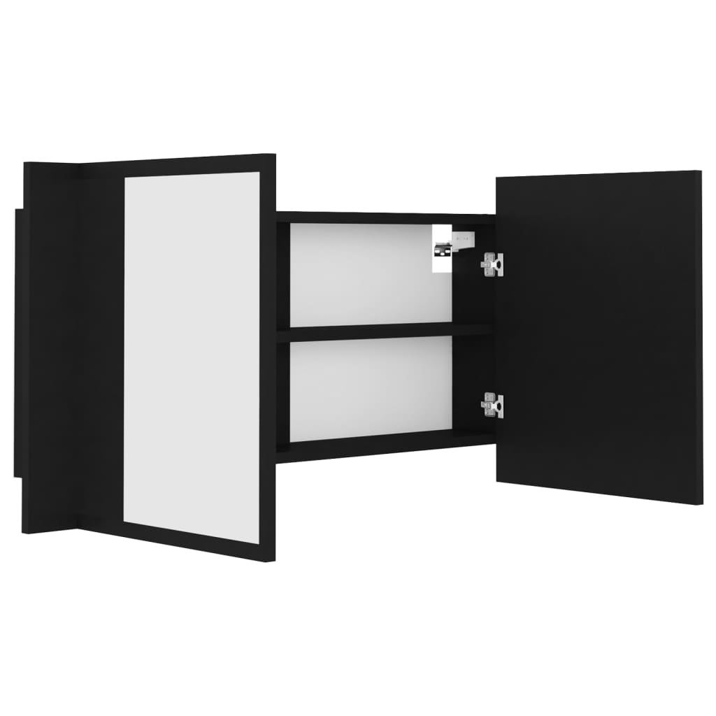 Led Bathroom Mirror Cabinet 90X12X45 Cm Acrylic