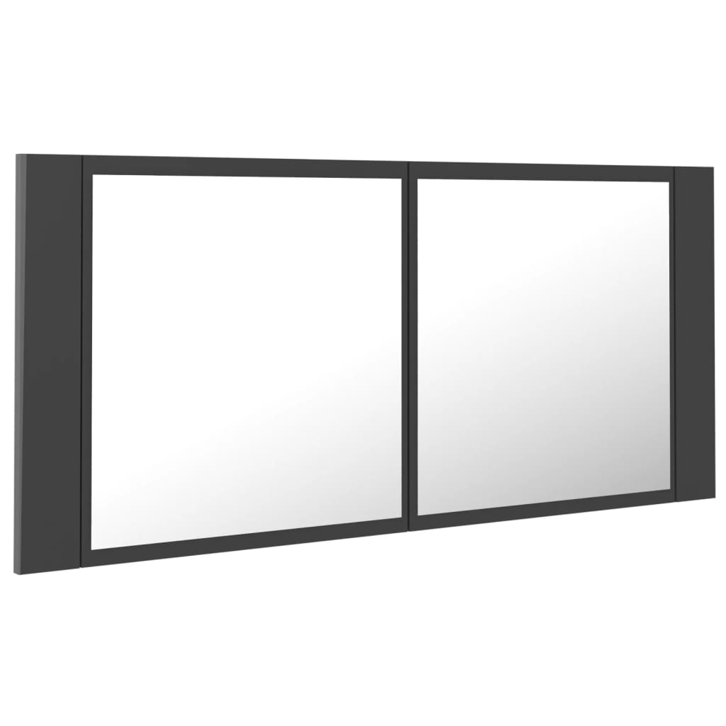 Led Bathroom Mirror Cabinet 100X12X45 Cm Acrylic